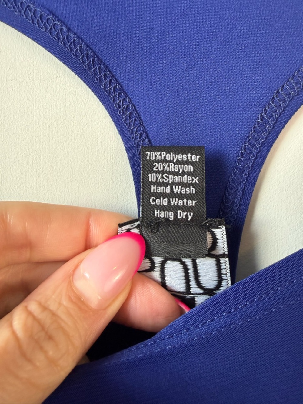 Clara Sun Woo Cut Out Detail Jersey Knit Dress Cobalt Blue S - Picture 4 of 8
